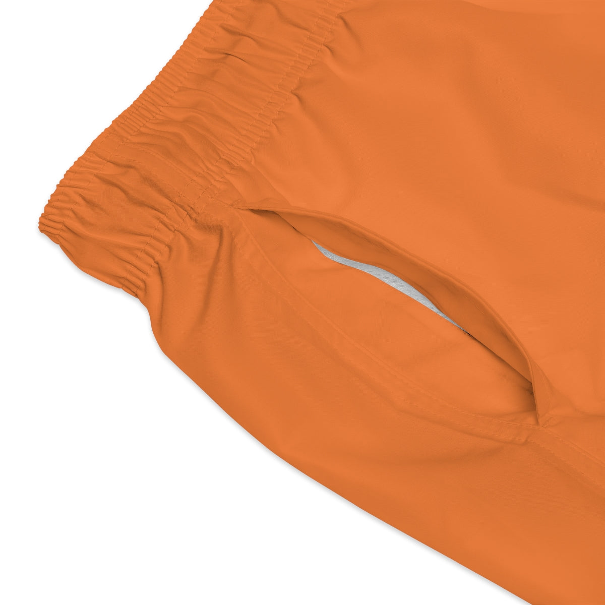 Classic Players Club Men's Swim Trunks In Red Fox Orange