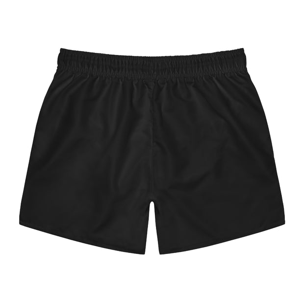 Classic Players Club Men's Swim Trunks In Midnight Black