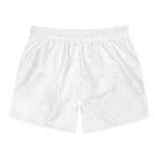 Classic Players Club Men's Swim Trunks In Powder White