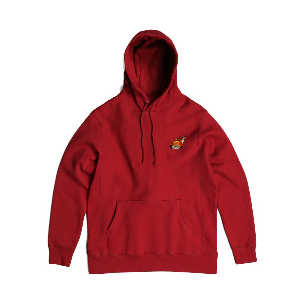 Classic Pullover Hoodie In Burgundy