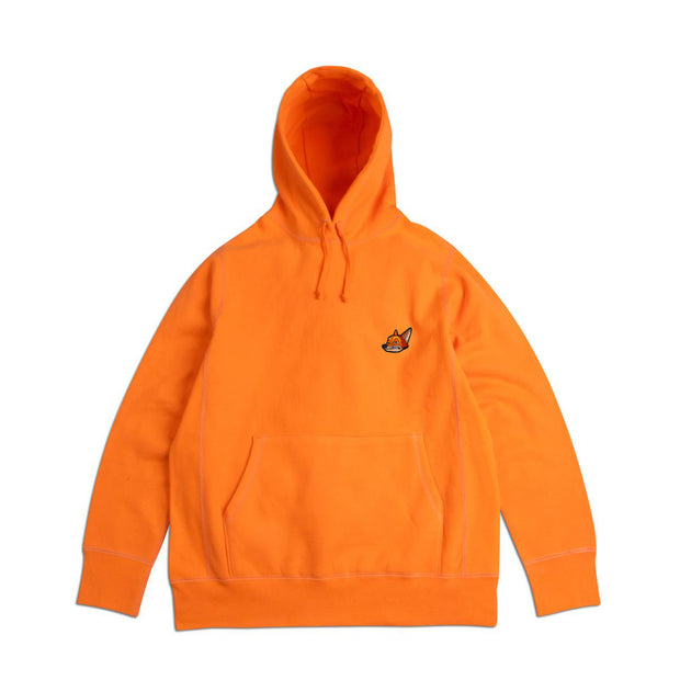 Classic Pullover Hoodie In Red Fox Orange