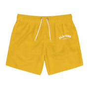 Classic Players Club Men's Swim Trunks In Canary Yellow