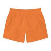 Classic Players Club Men's Swim Trunks In Red Fox Orange