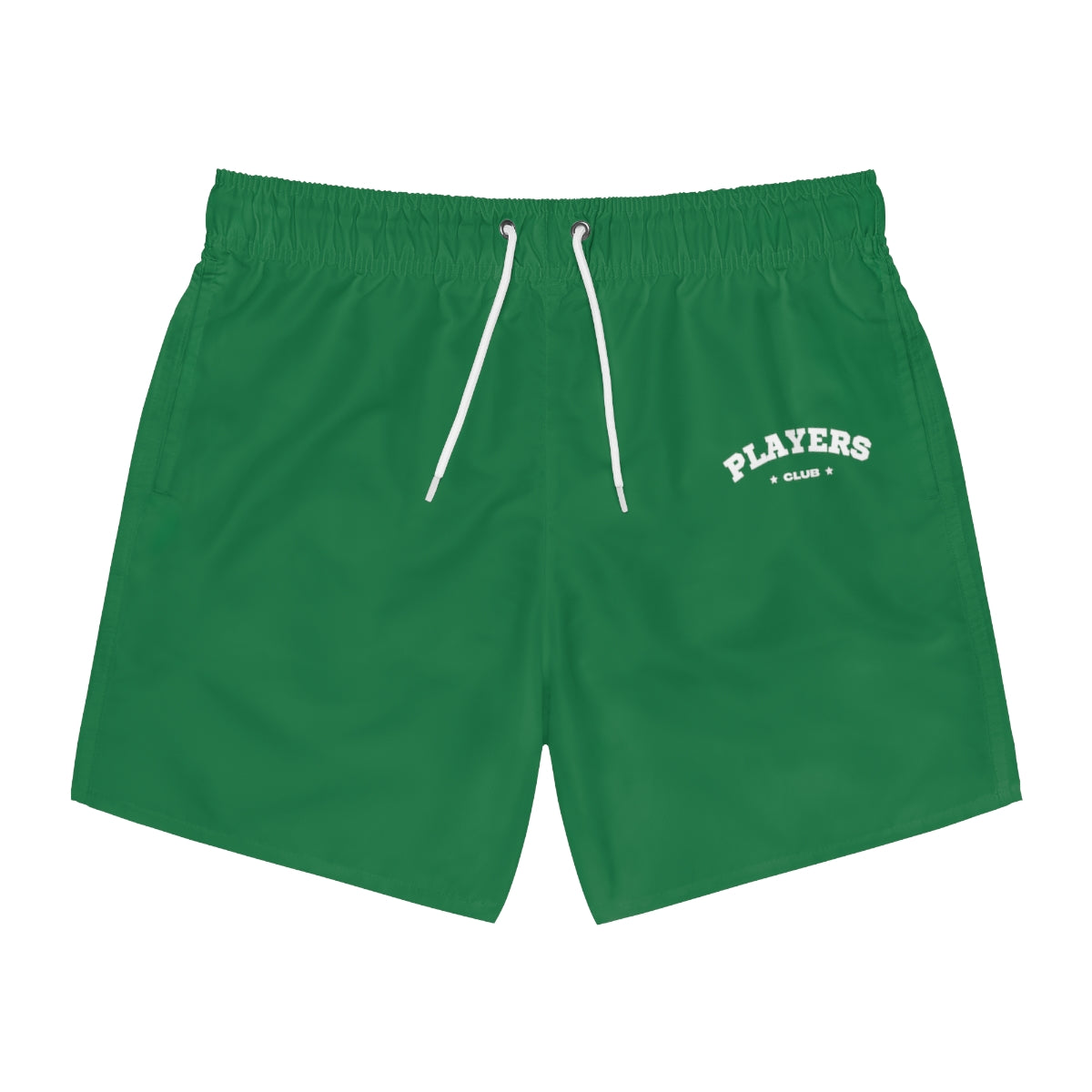 Classic Players Club Men's Swim Trunks In Money Green