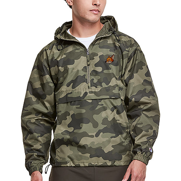 Slick As A Fox x Champion Anorak Jacket In Camo