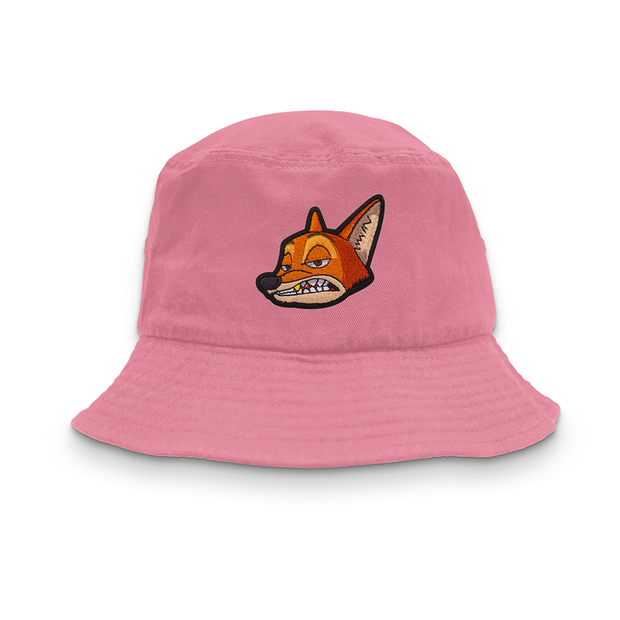 Slick As A Fox Bucket Hat In Watermelon